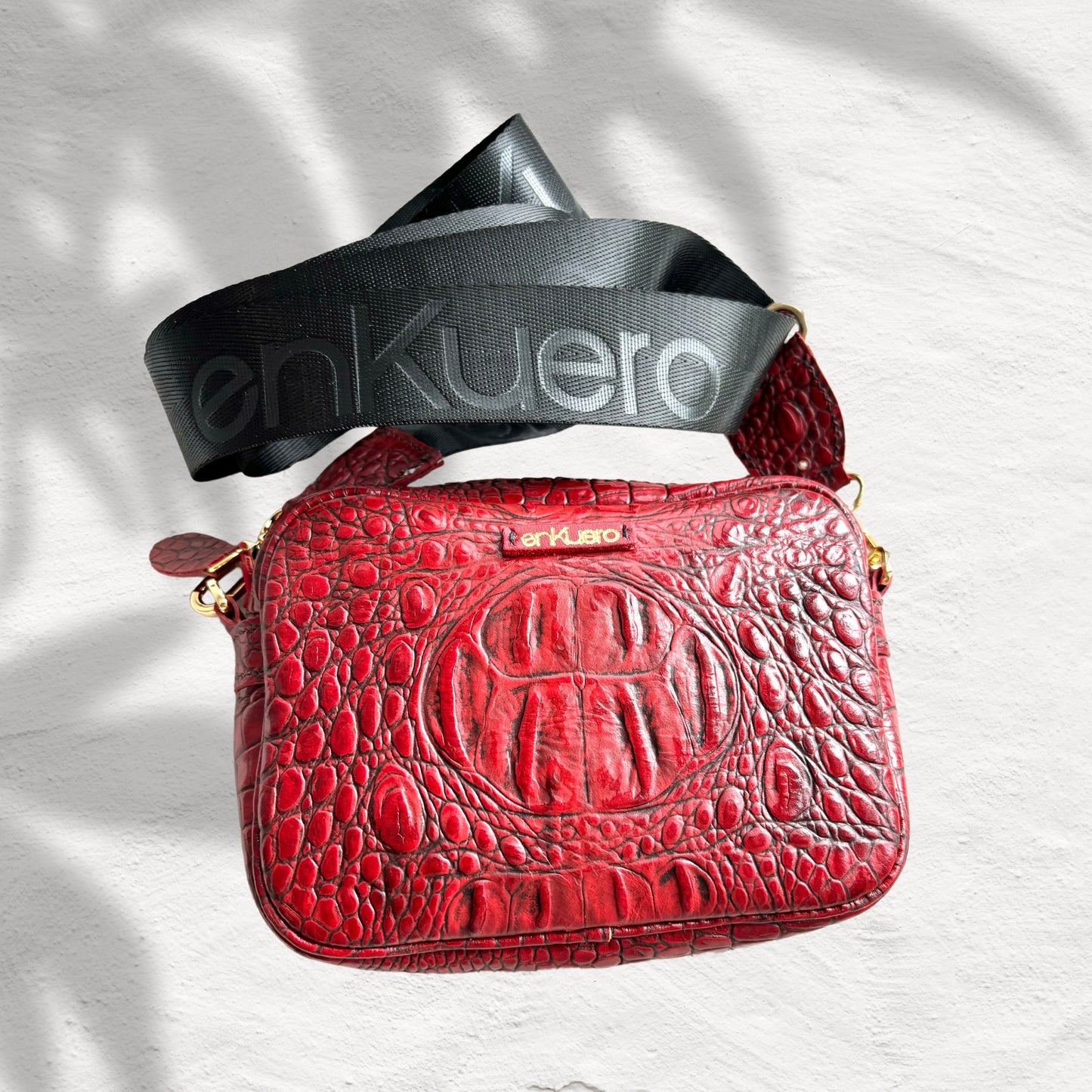 CROCO CROSSBODY BAG