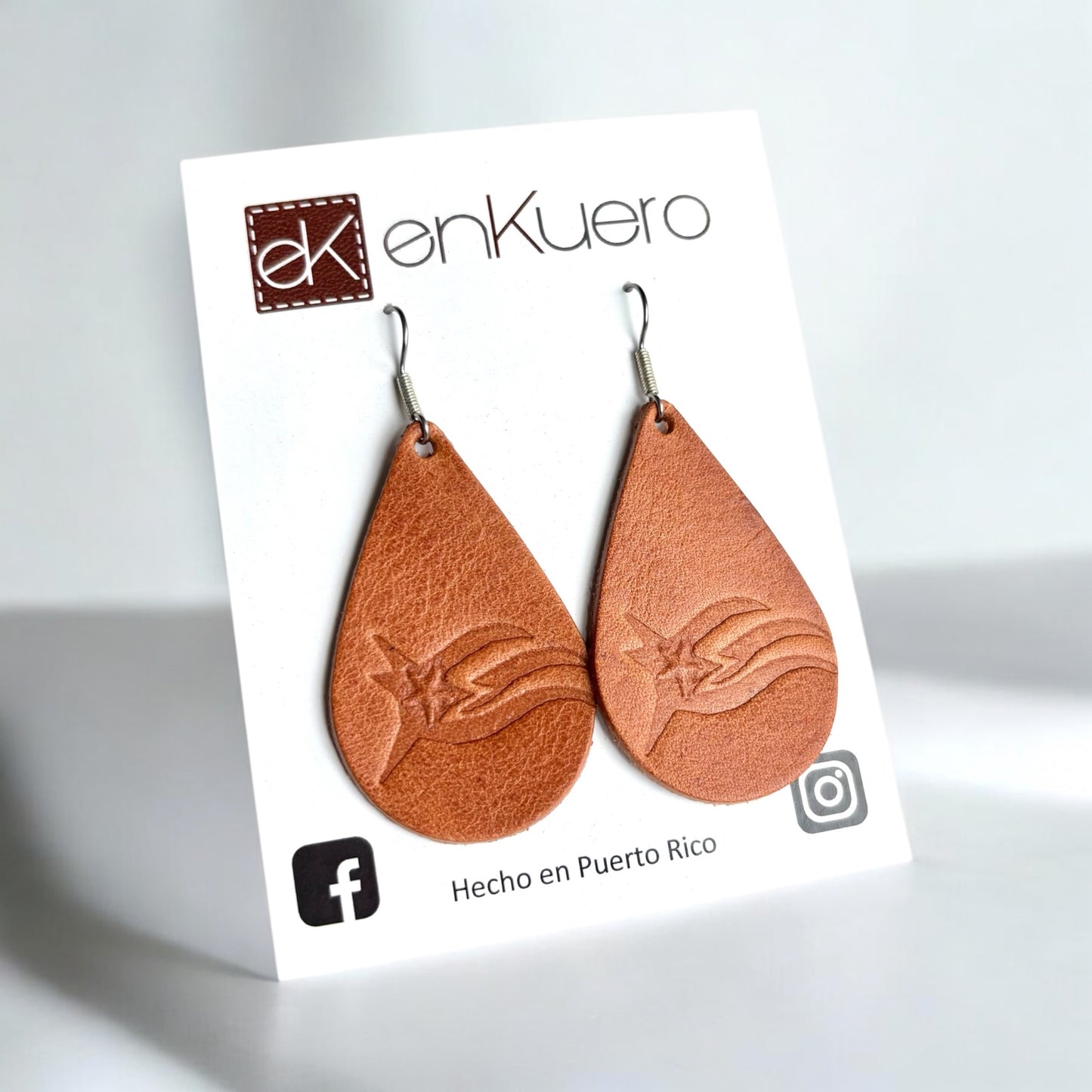 LEATHER EARRINGS
