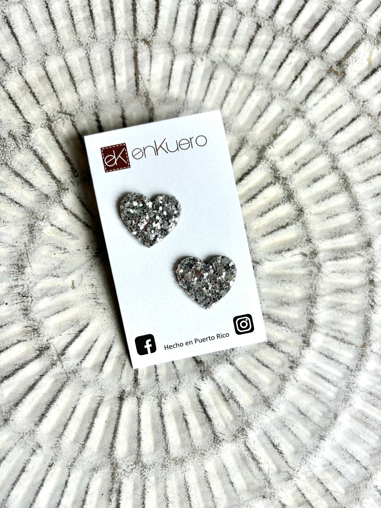 HEART STUD EARRINGS