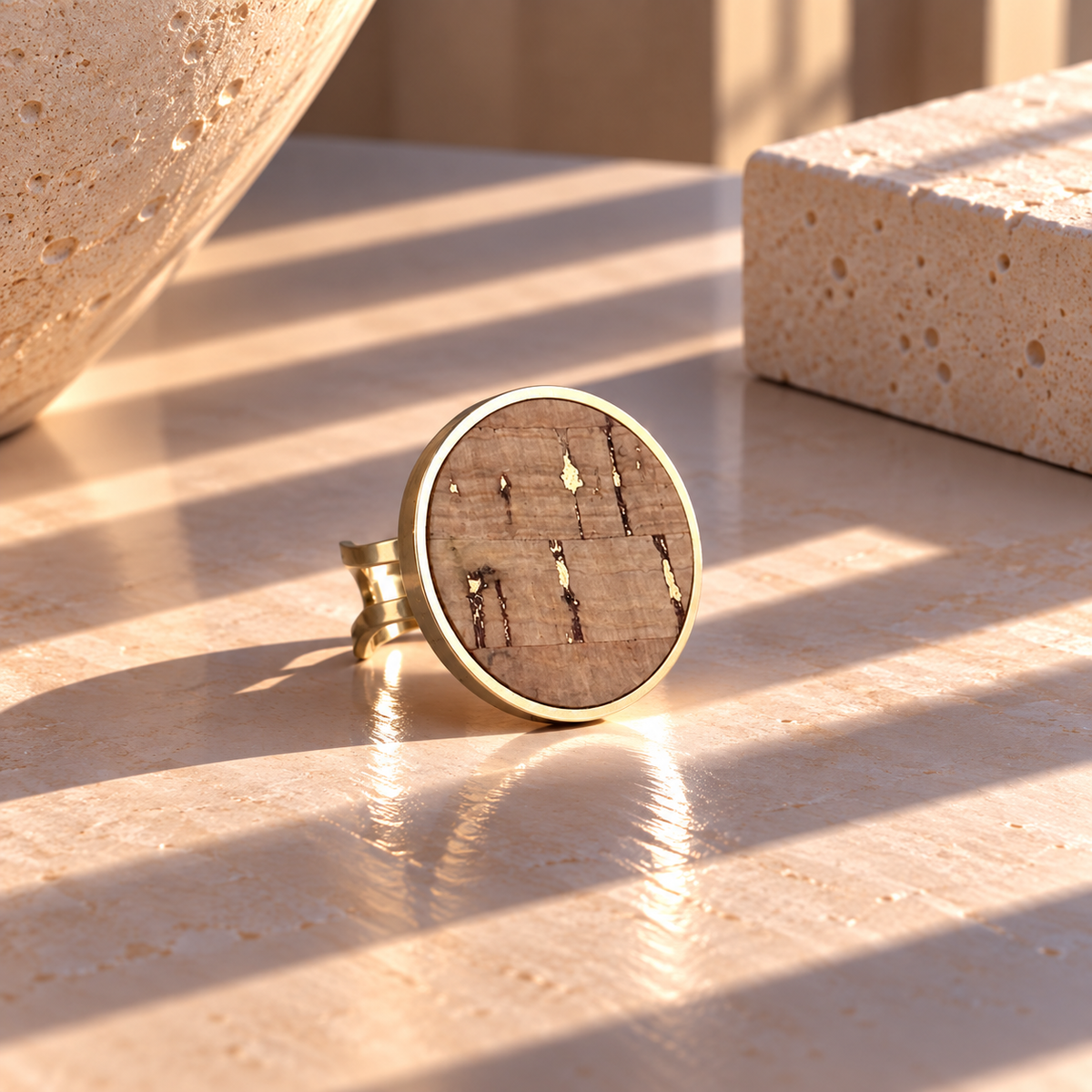 ROUND LEATHER RING
