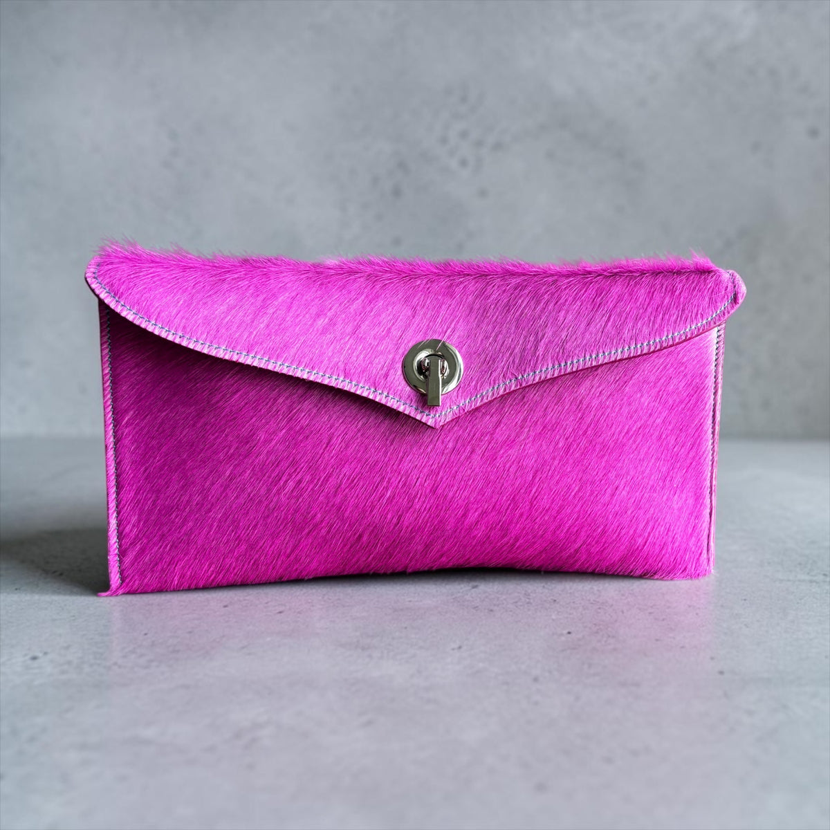 HAIR-ON CLUTCH BAG