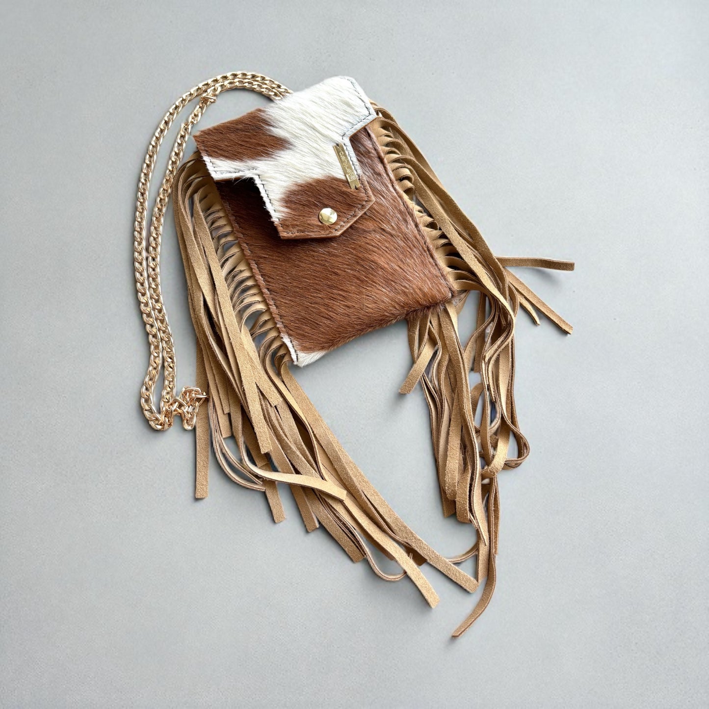 FRINGE HAIR ON BAG