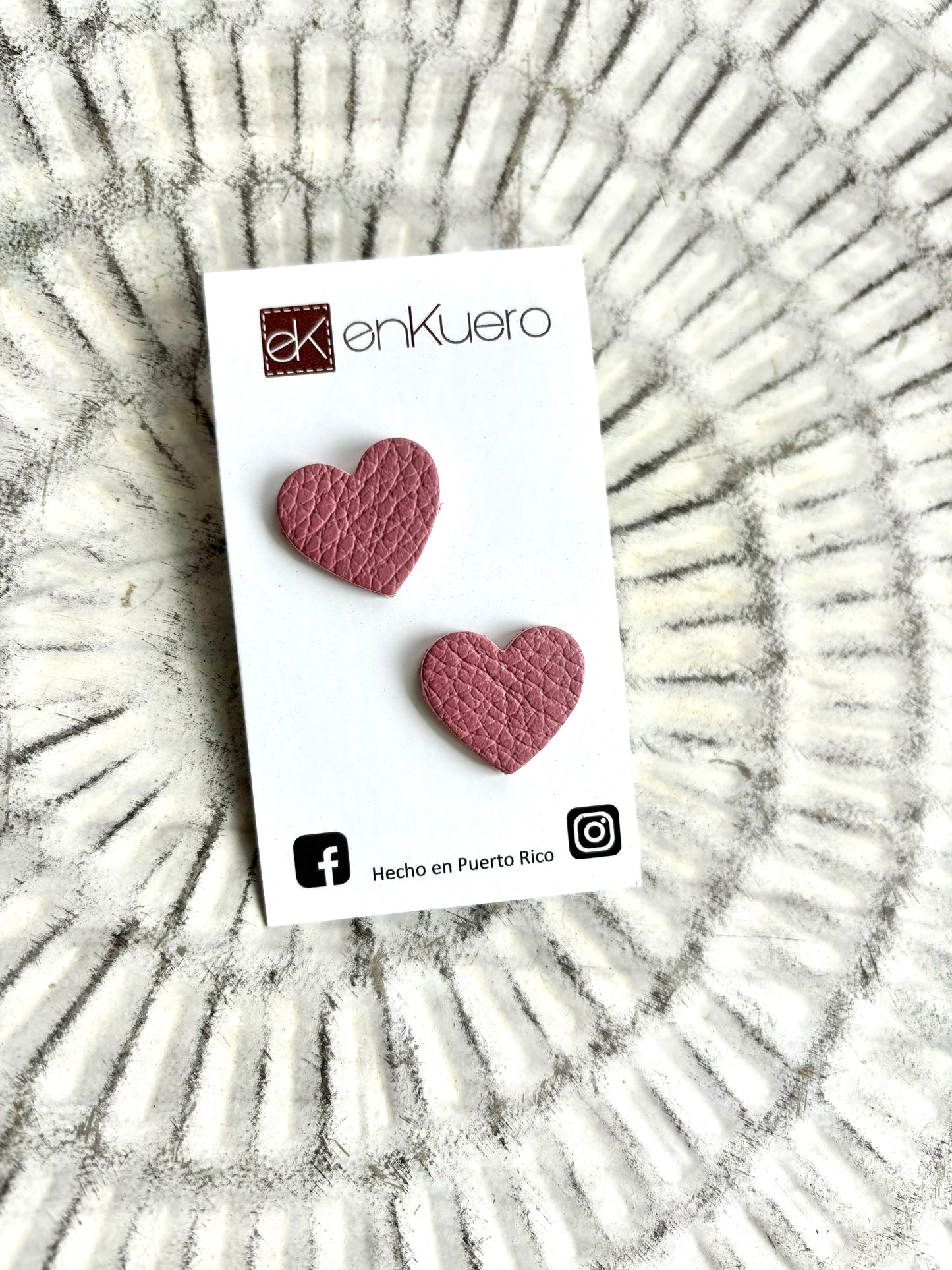 HEART STUD EARRINGS