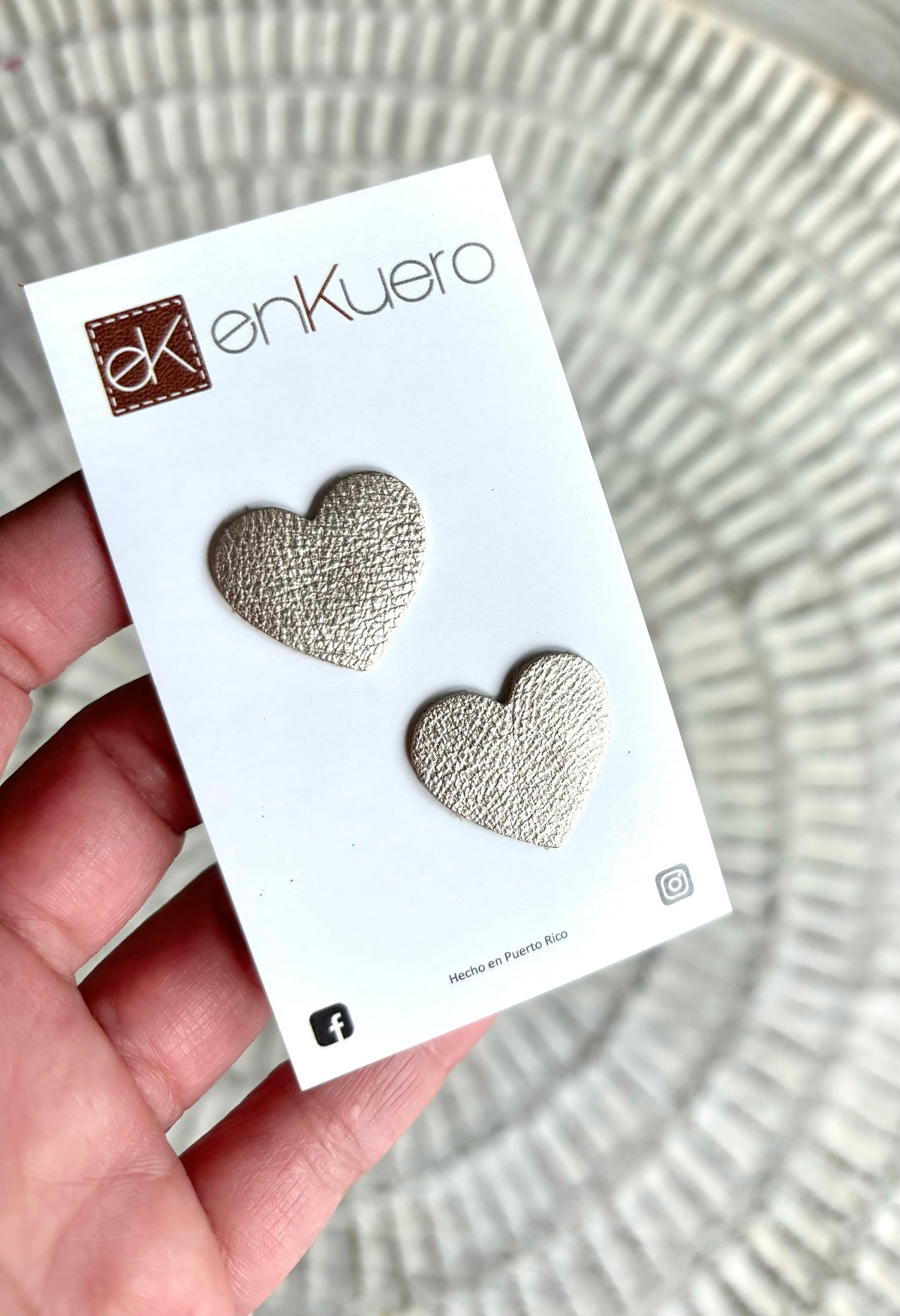 HEART STUD EARRINGS