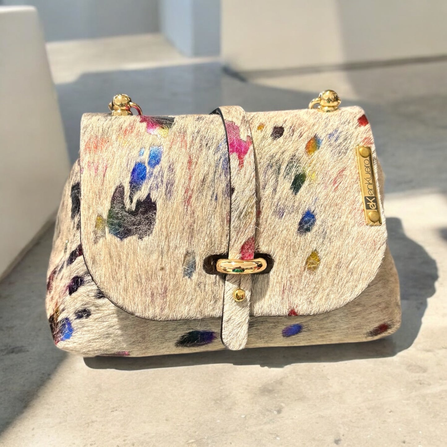 HAIR ON MINI DAISY BAG