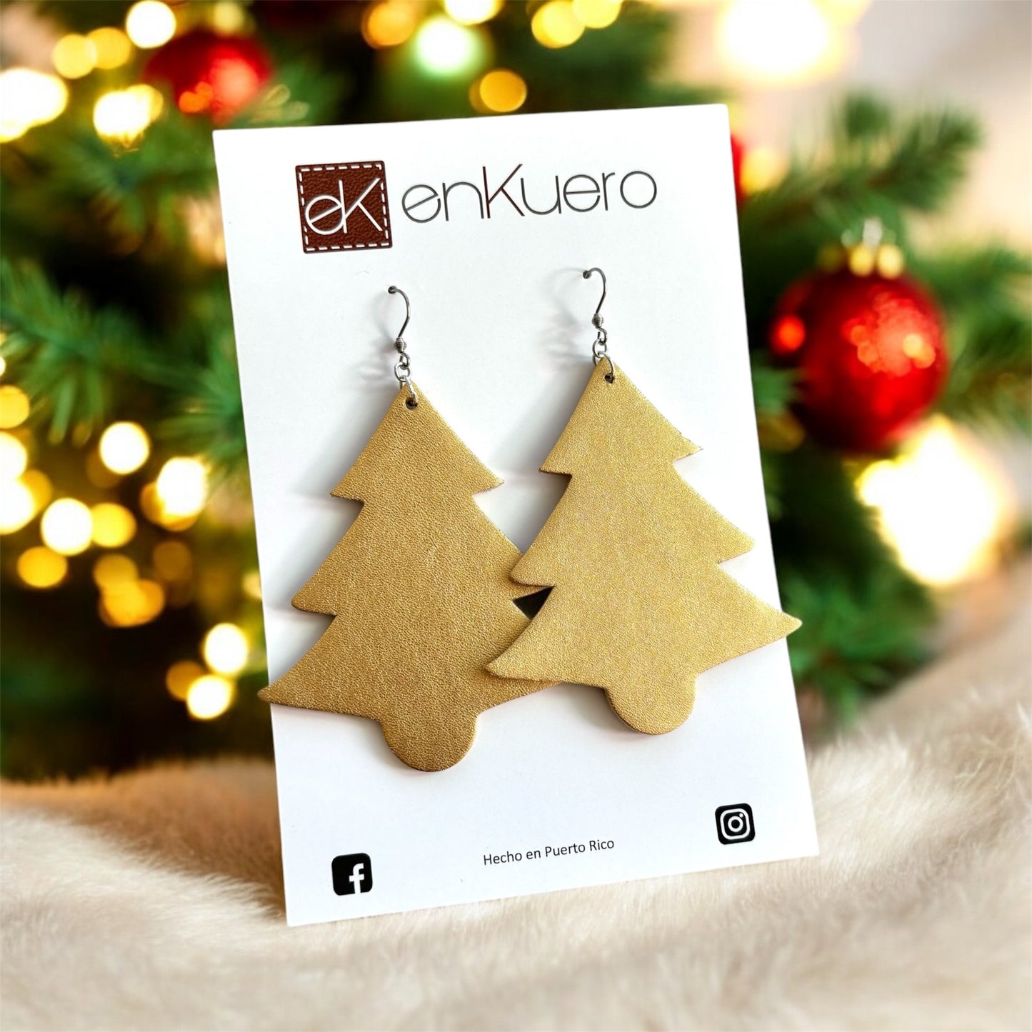 CHRISTMAS TREE EARRINGS