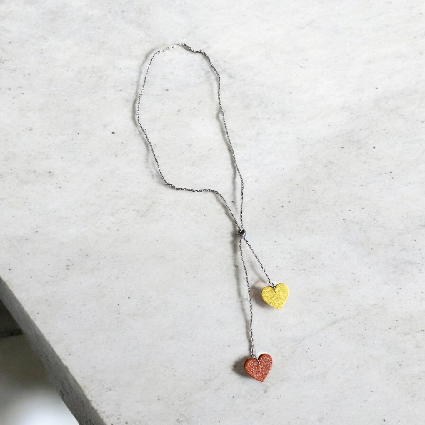 SLIDER LEATHER NECKLACE