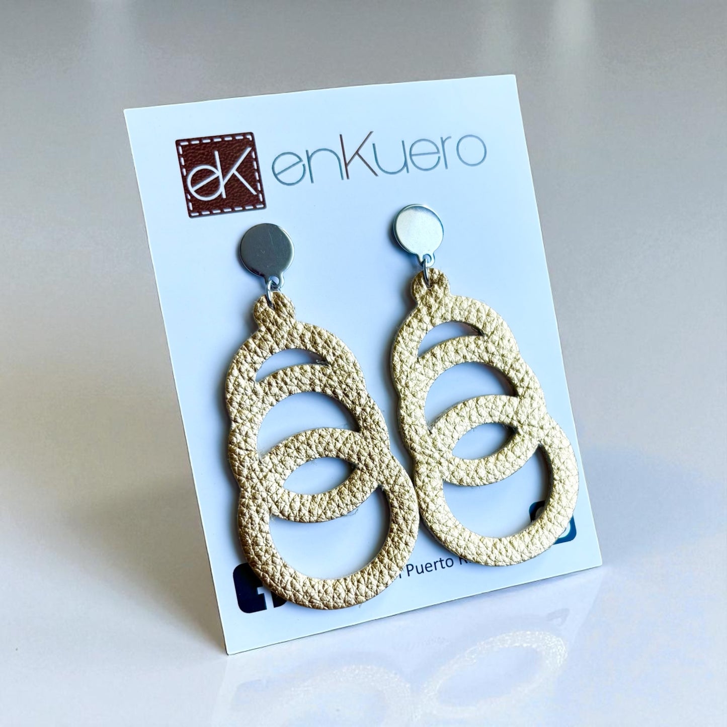 OVERLAPPING CIRCLES EARRINGS
