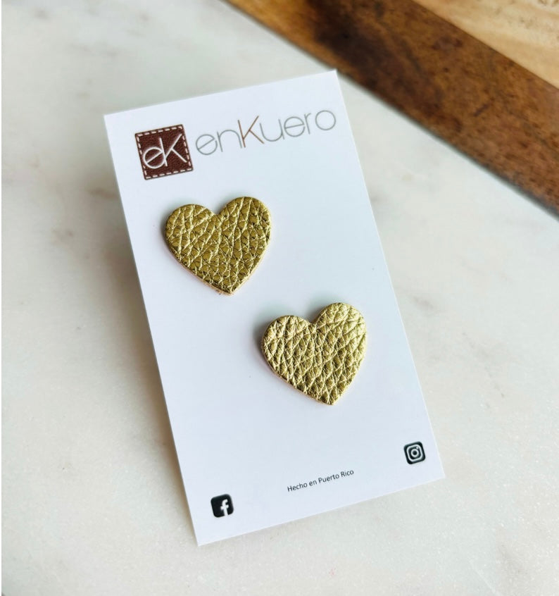HEART STUD EARRINGS
