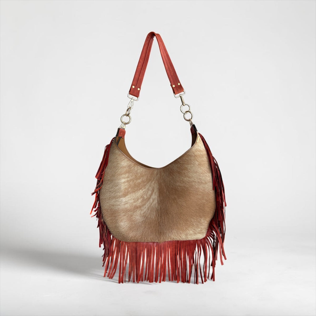HAIR-ON HOBO BAG