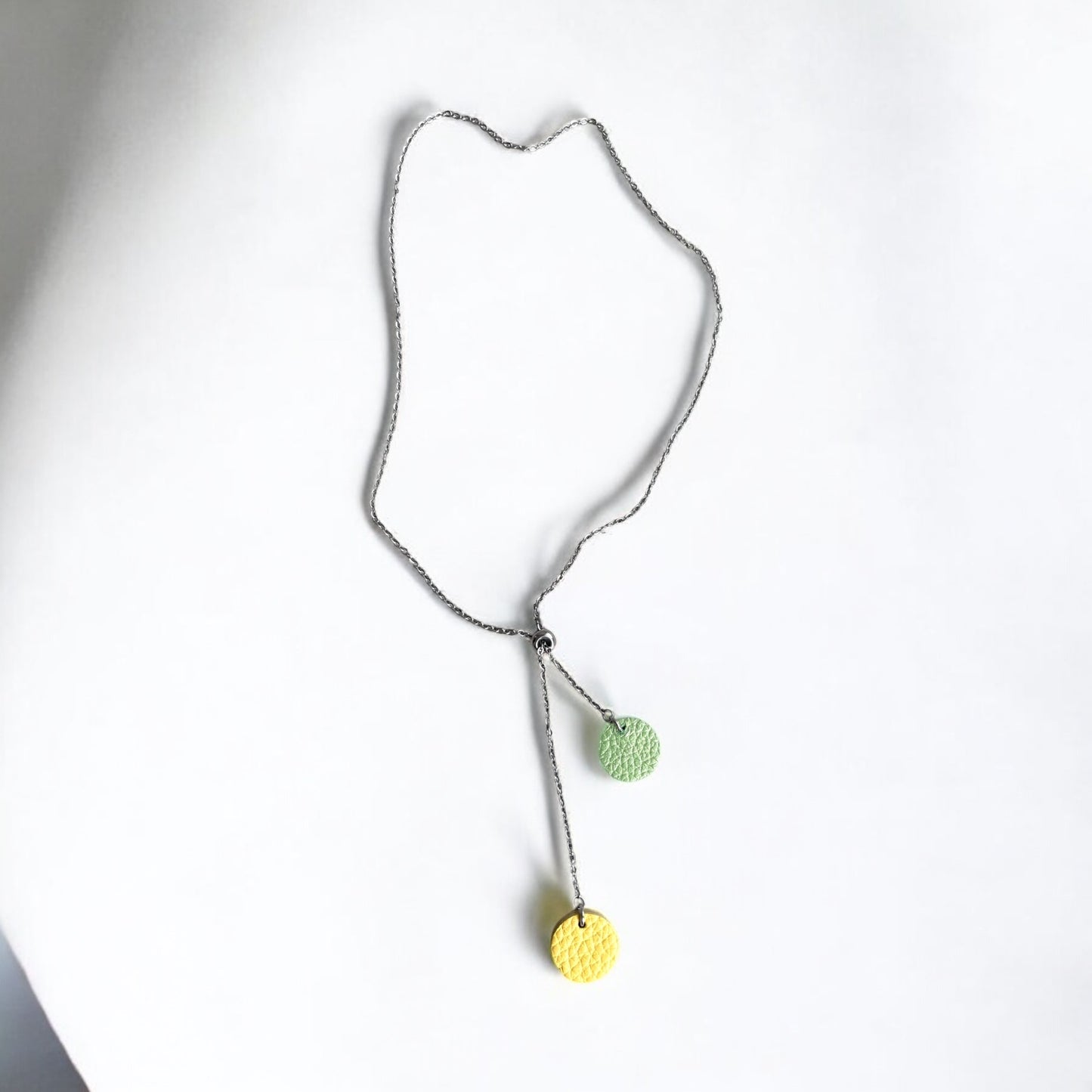 SLIDER LEATHER NECKLACE