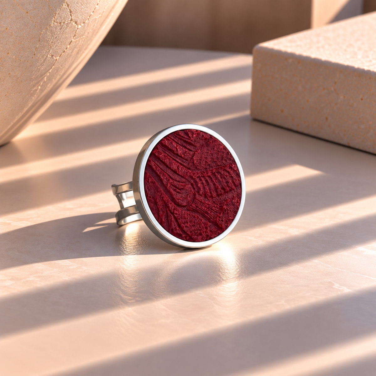 ROUND LEATHER RING