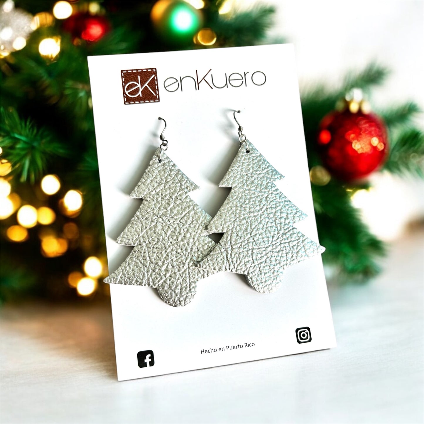 CHRISTMAS TREE EARRINGS