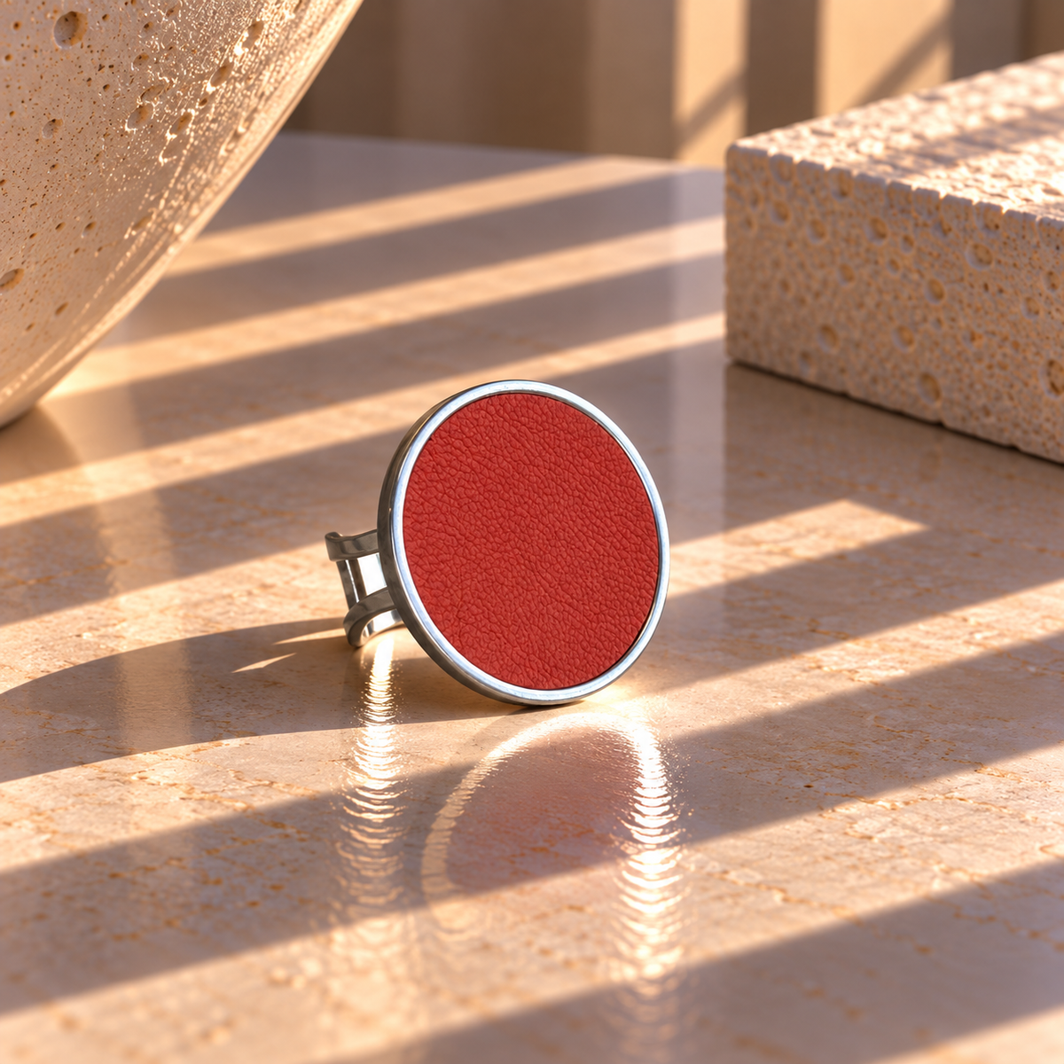 ROUND LEATHER RING