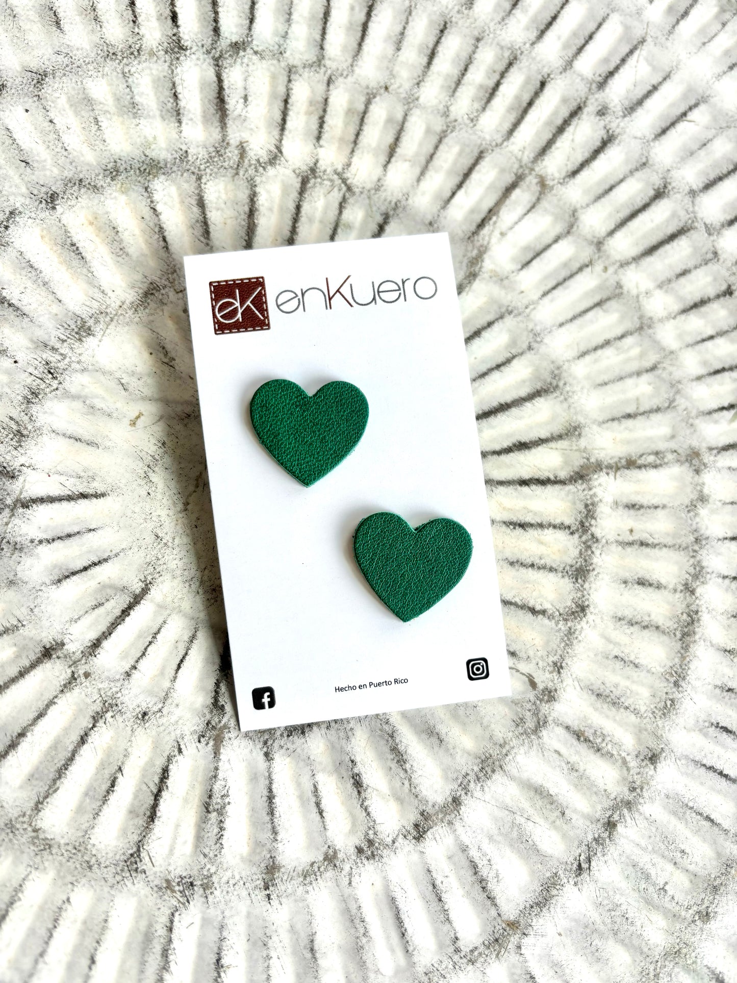 HEART STUD EARRINGS
