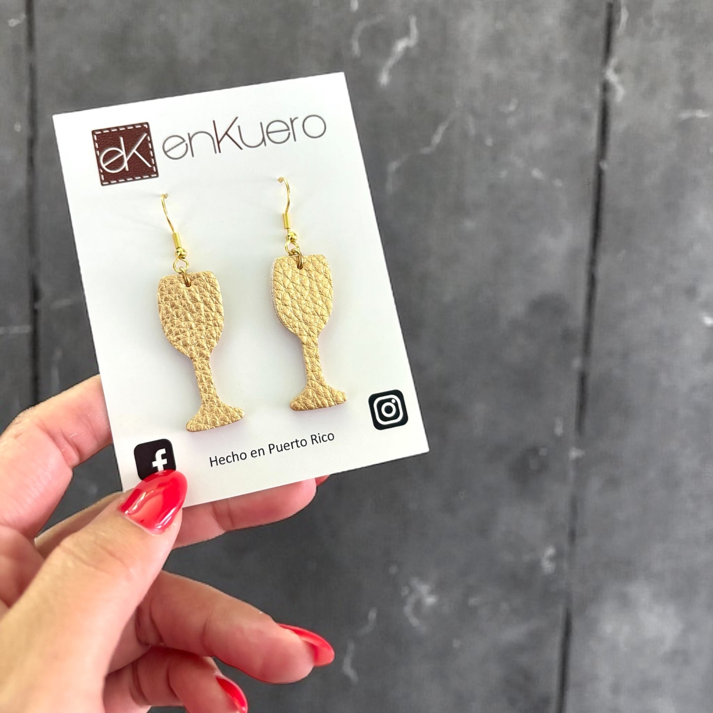 LEATHER EARRINGS