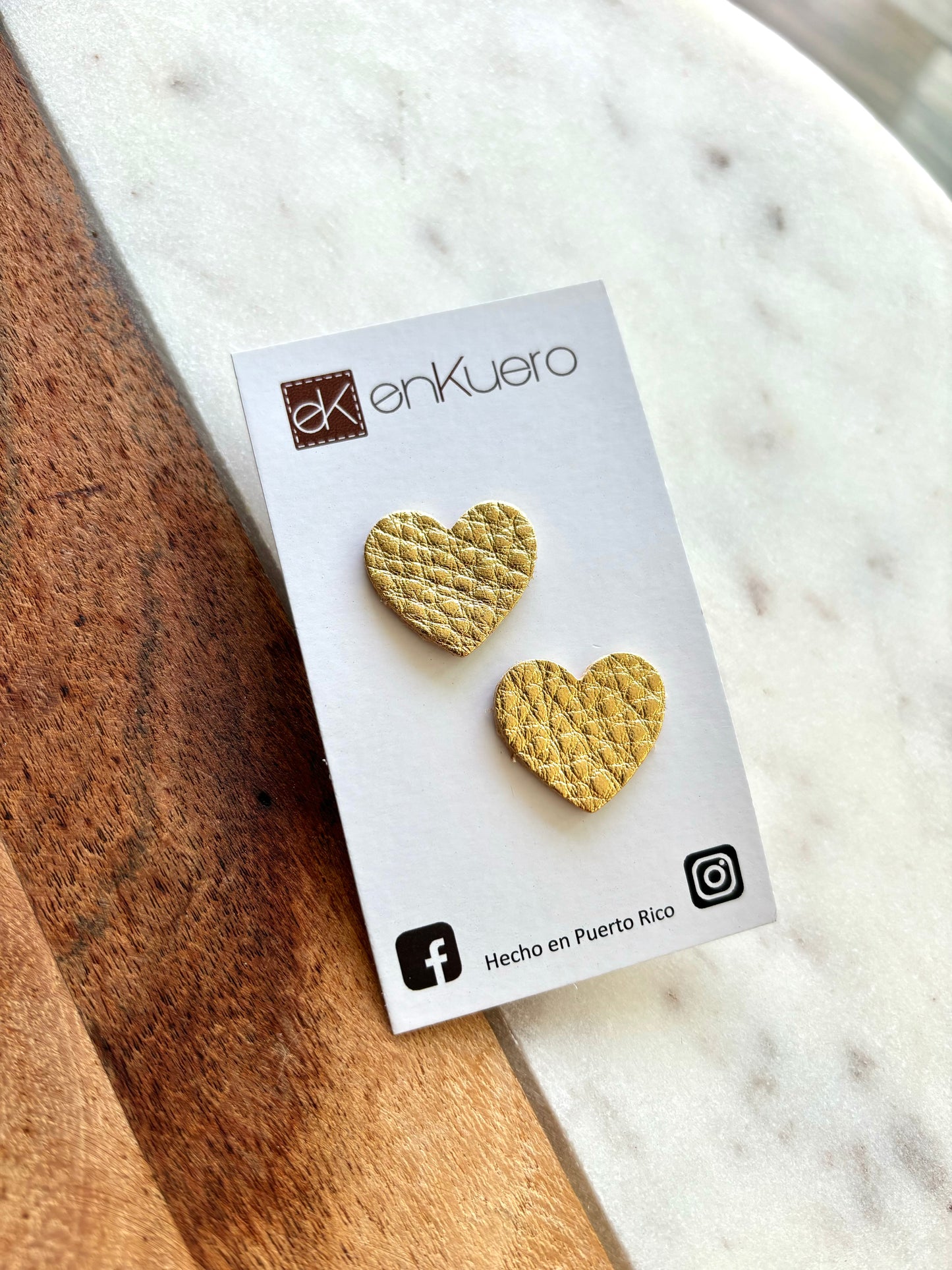 HEART STUD EARRINGS