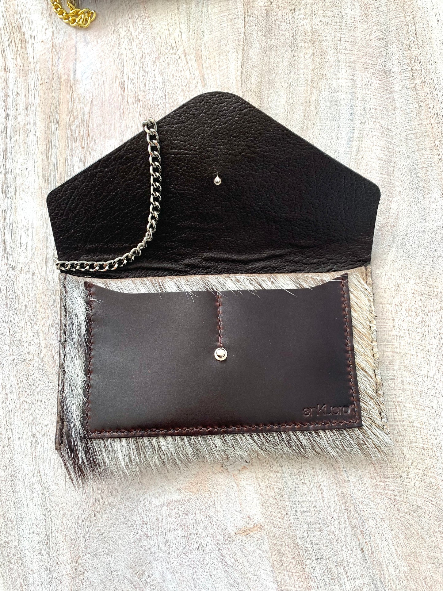 HAIR ON LEATHER WALLET