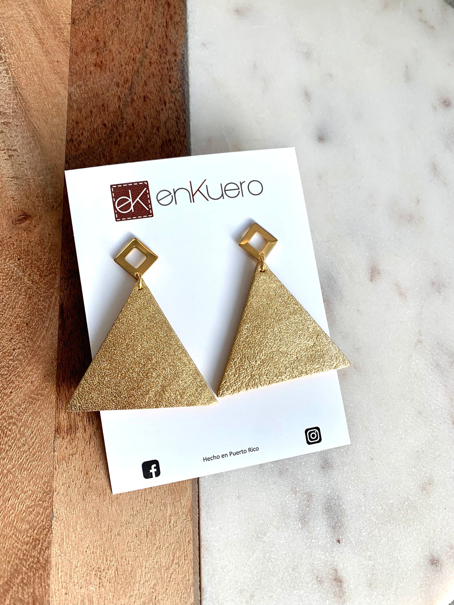 TRIANGLE EARRINGS