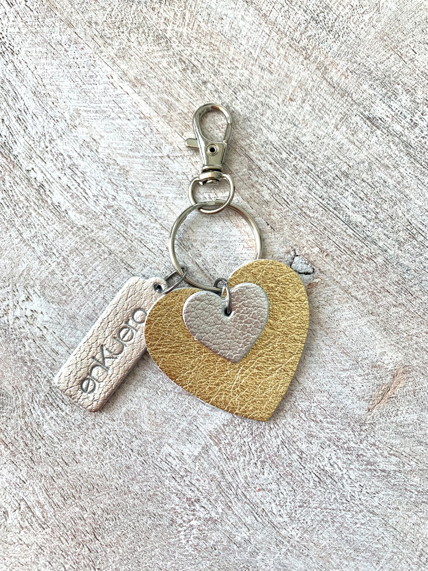 HEARTS KEYCHAIN / BAG CHARM