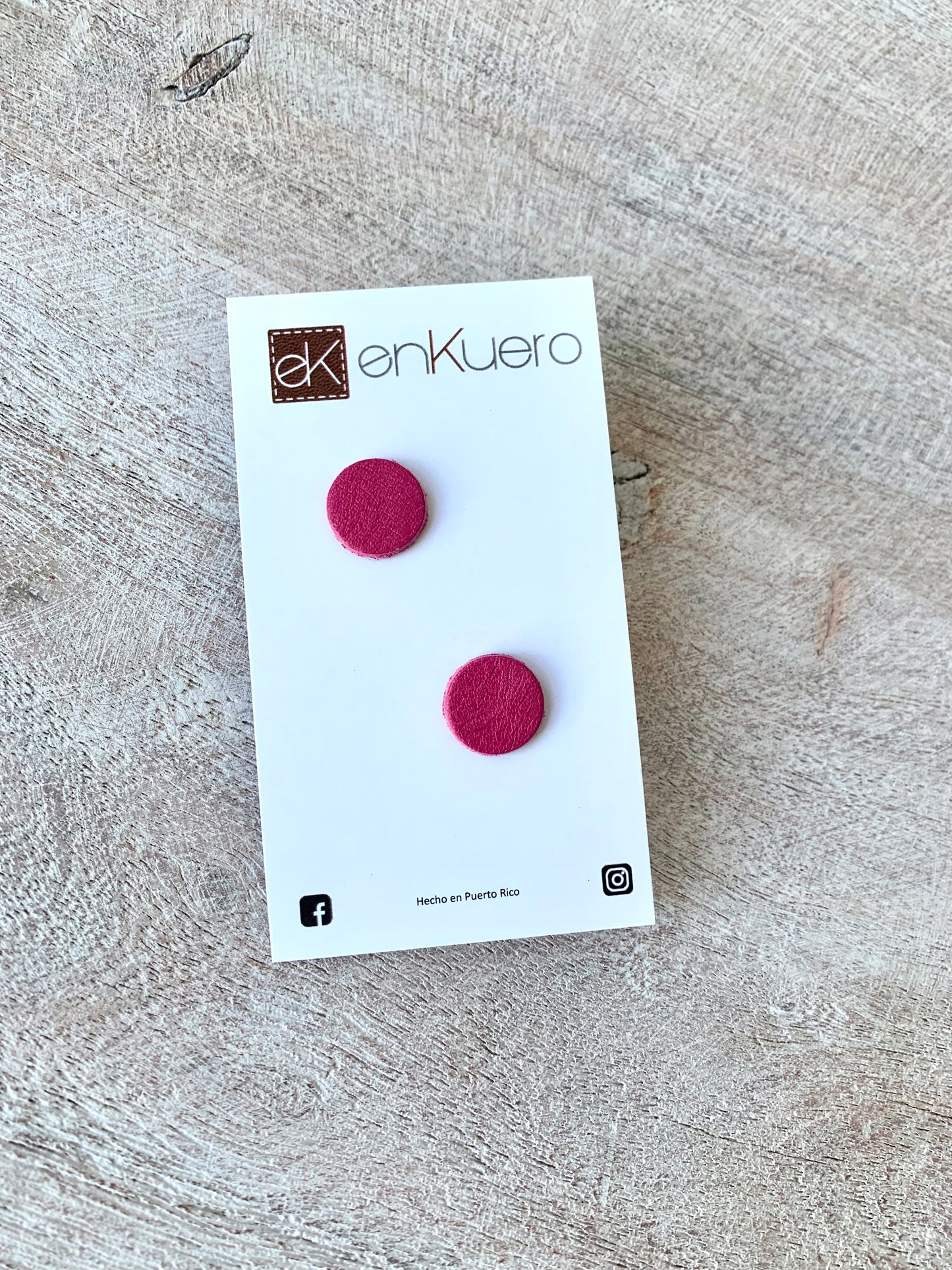 ROUND STUD EARRINGS