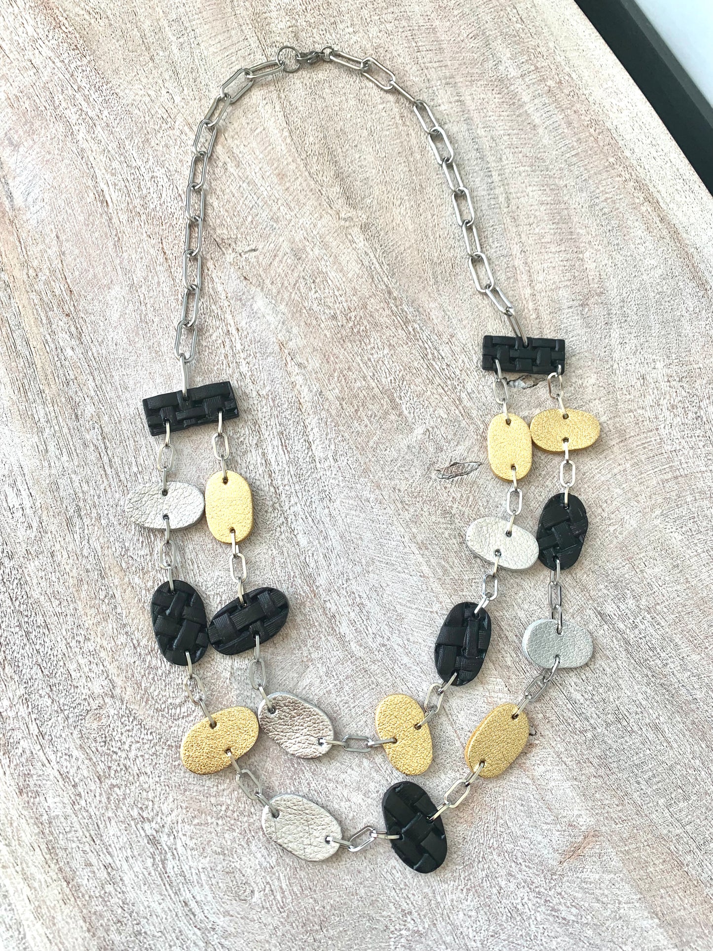 LEATHER NECKLACE