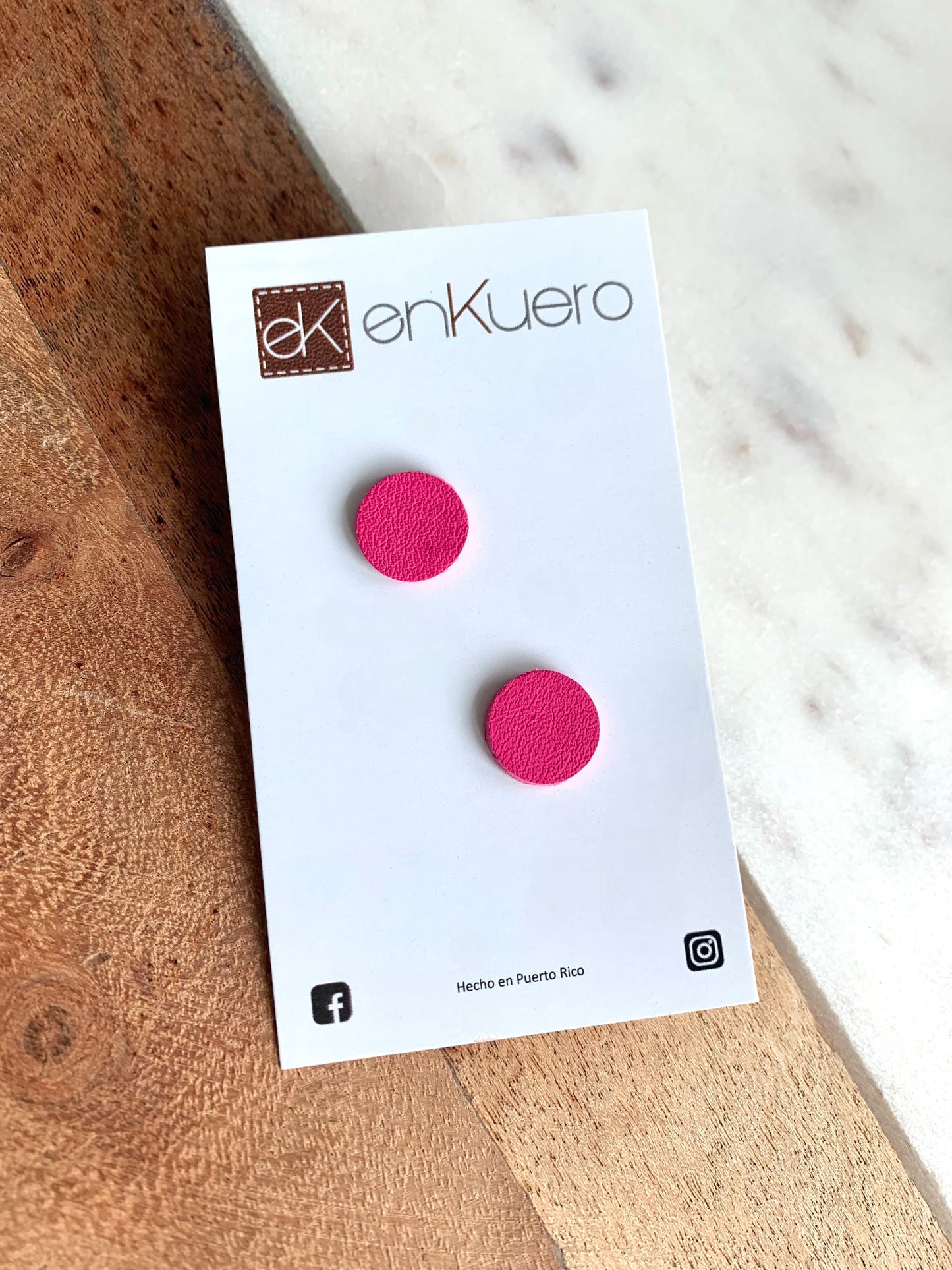 ROUND STUD EARRINGS