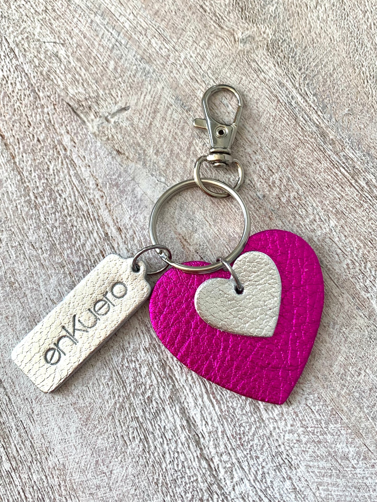 HEARTS KEYCHAIN / BAG CHARM