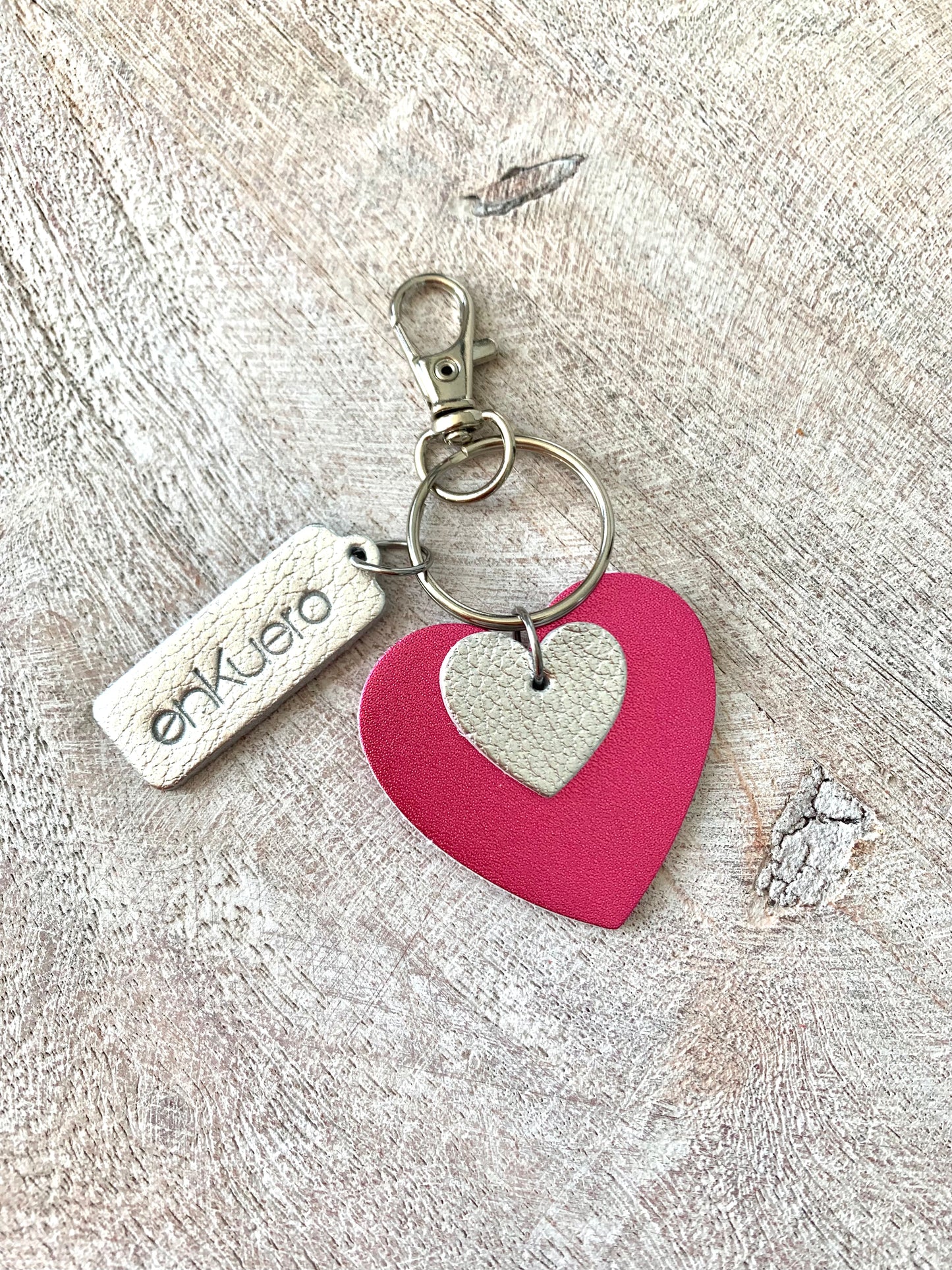 HEARTS KEYCHAIN / BAG CHARM