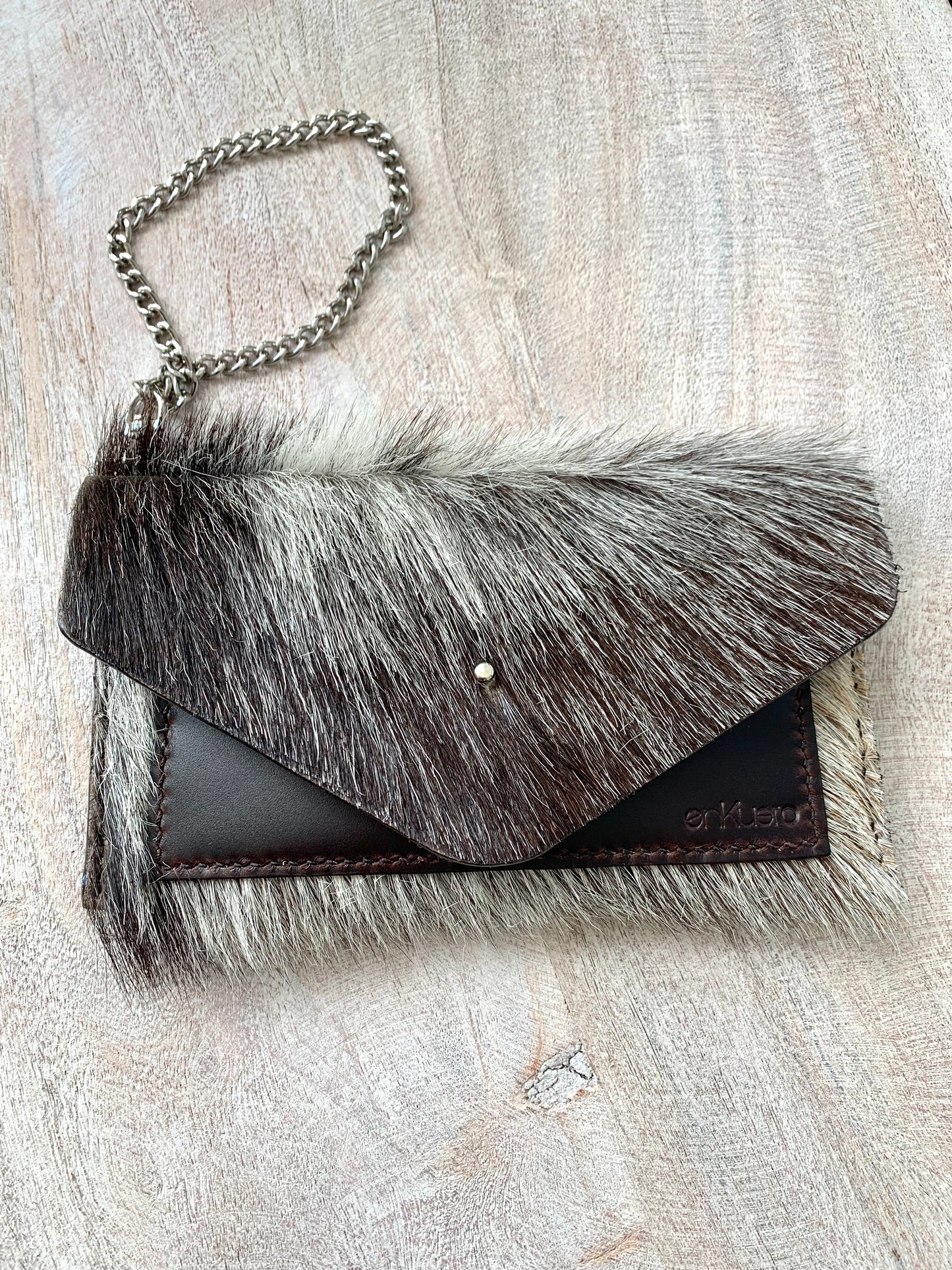 HAIR ON LEATHER WALLET