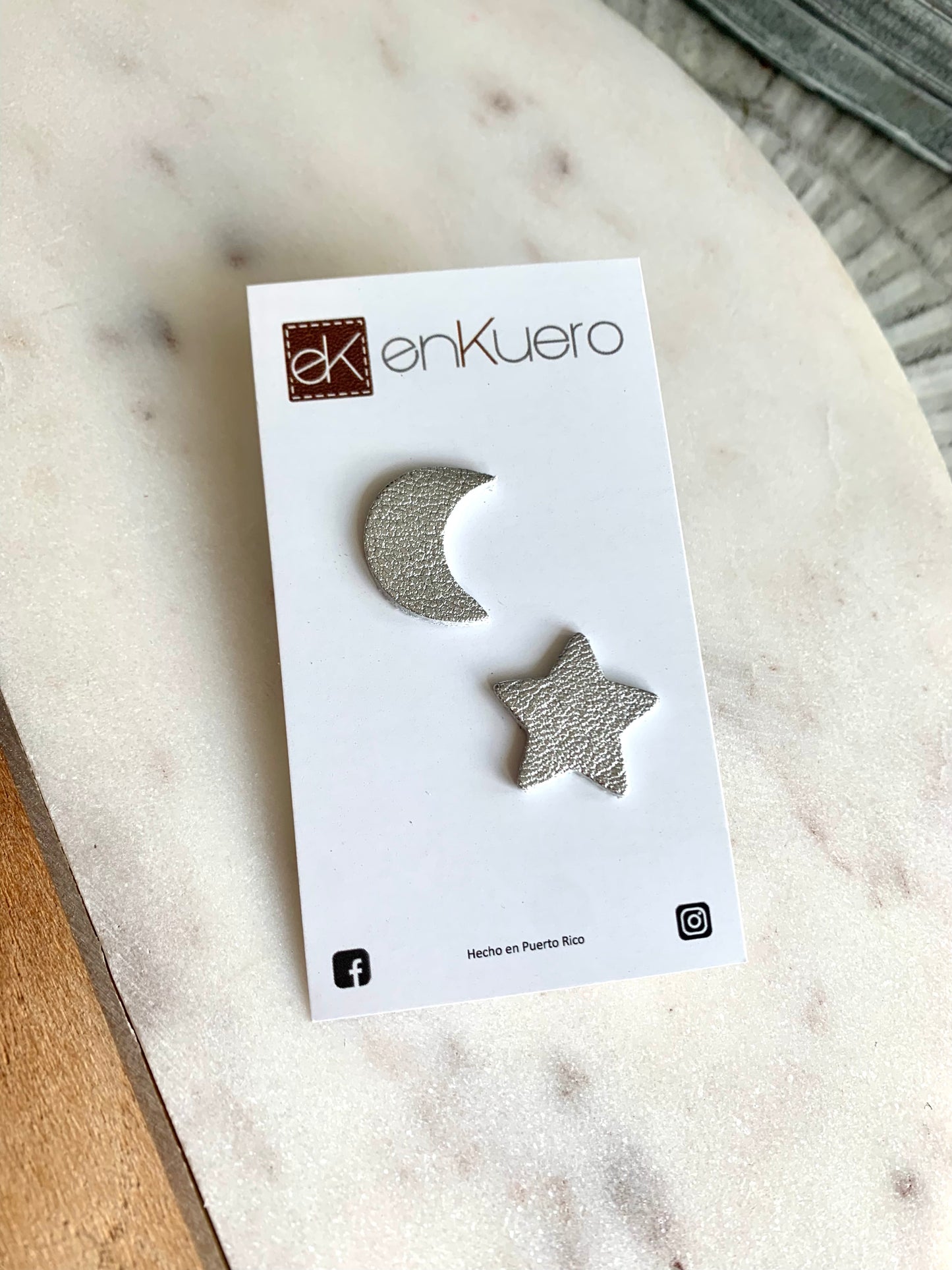 STAR / MOON STUD EARRINGS