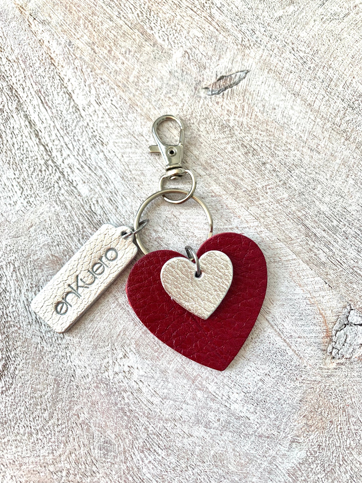 HEARTS KEYCHAIN / BAG CHARM