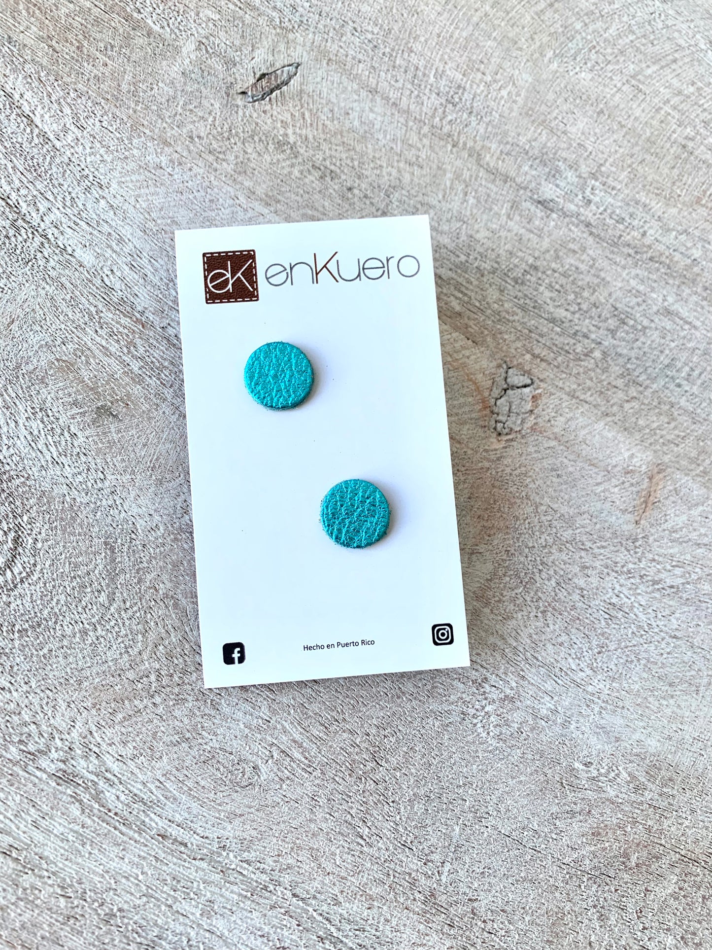 ROUND STUD EARRINGS