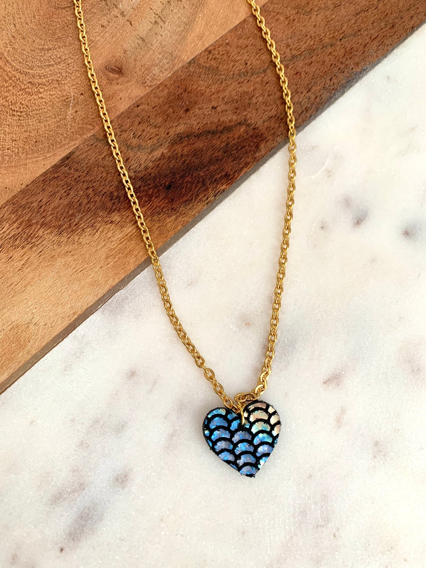 MERMAID HEART NECKLACE