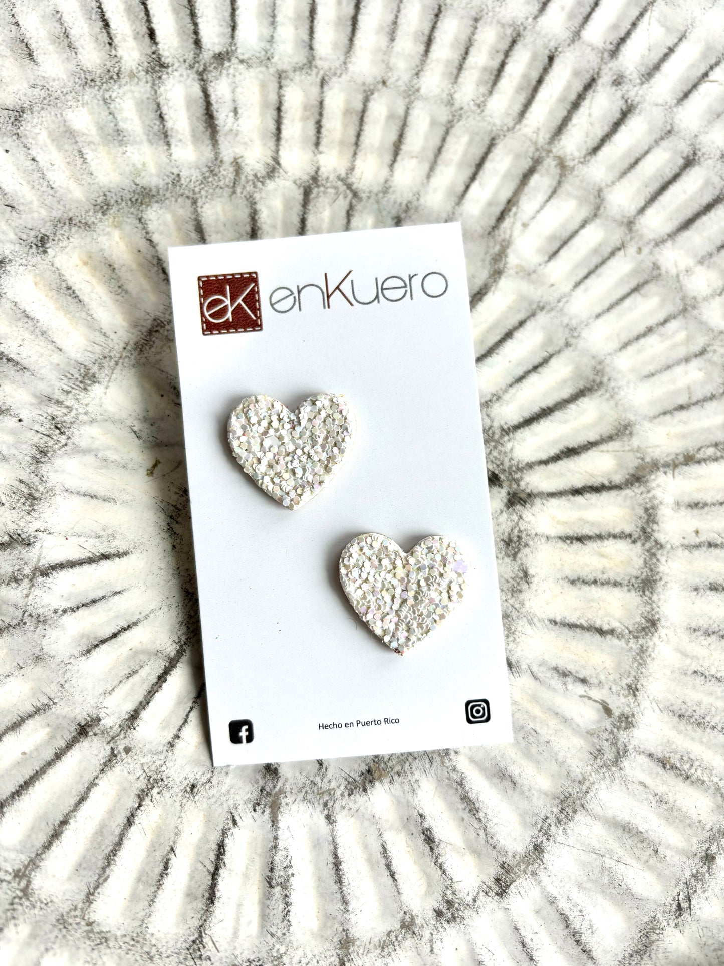 HEART STUD EARRINGS