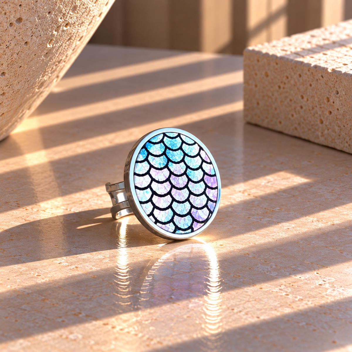 ROUND LEATHER RING