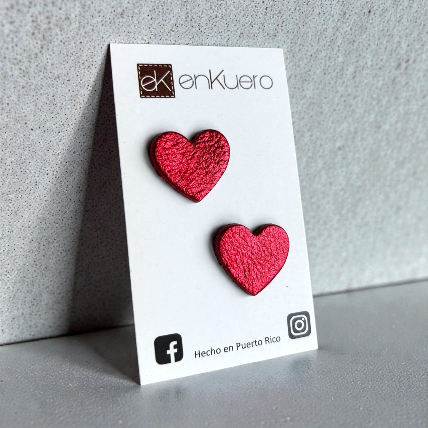 HEART STUD EARRINGS