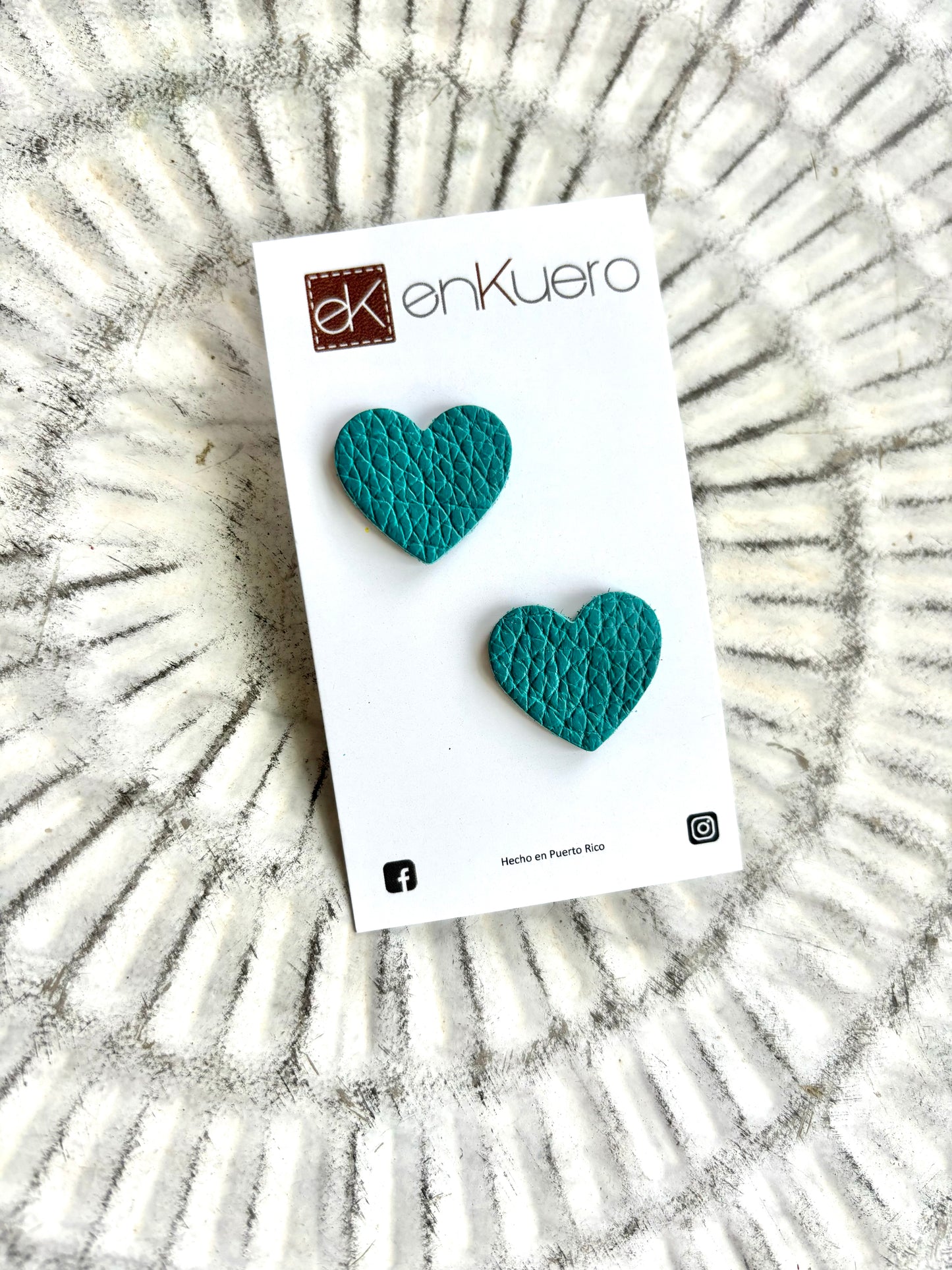 HEART STUD EARRINGS