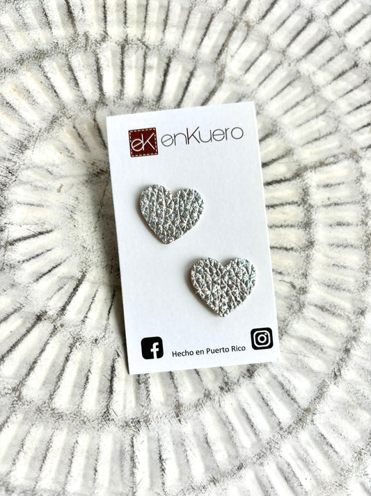 HEART STUD EARRINGS