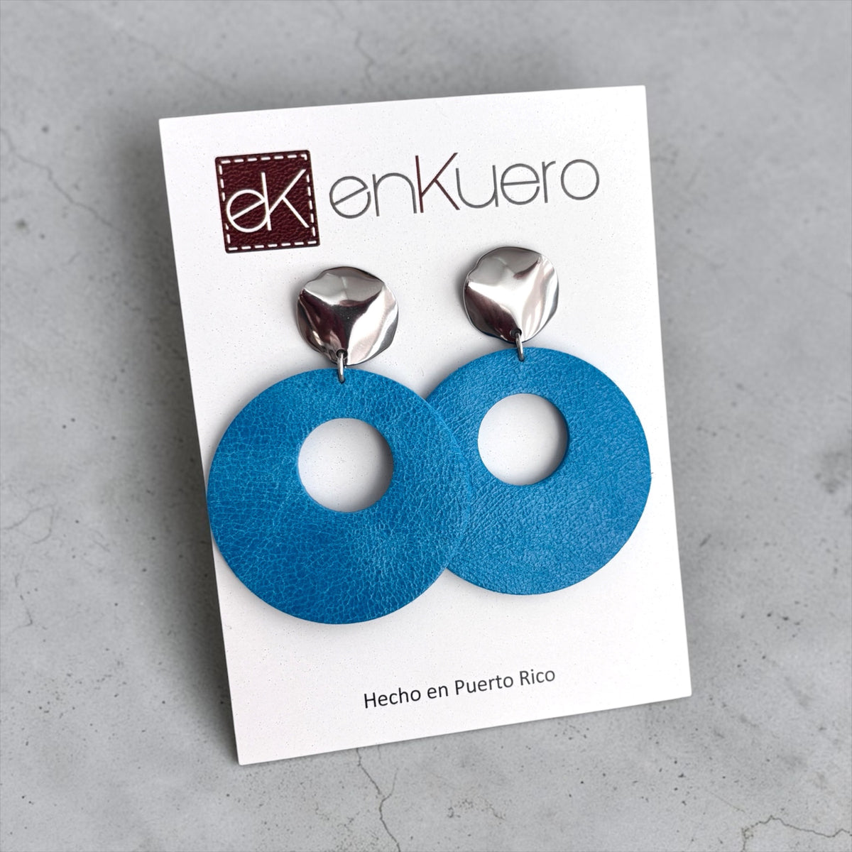 ROUND CUTOUT EARRINGS