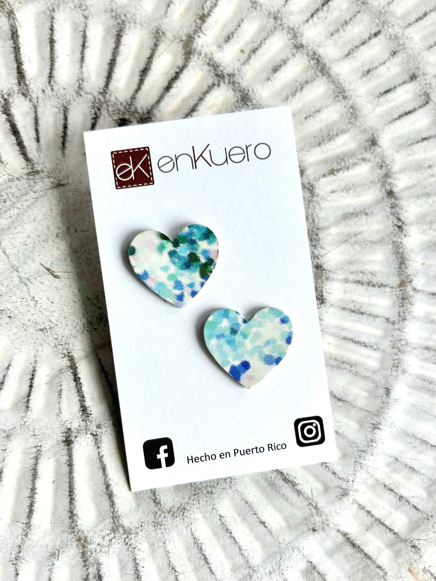 HEART STUD EARRINGS