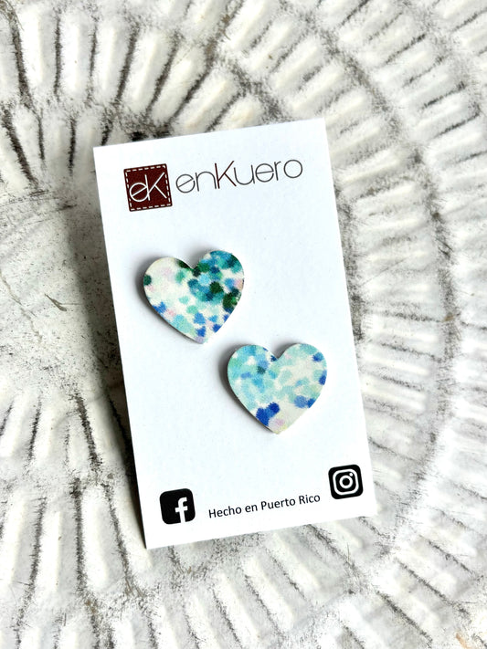 HEART STUD EARRINGS