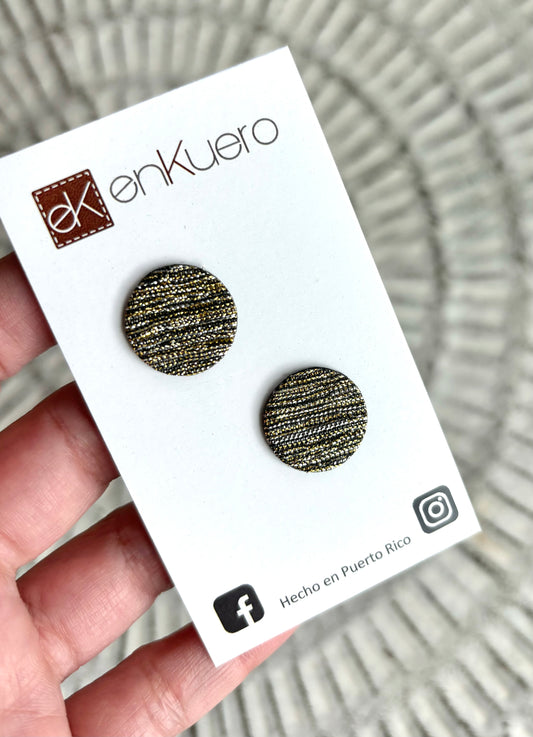 ROUND STUD EARRINGS