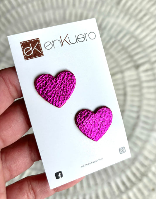 HEART STUD EARRINGS