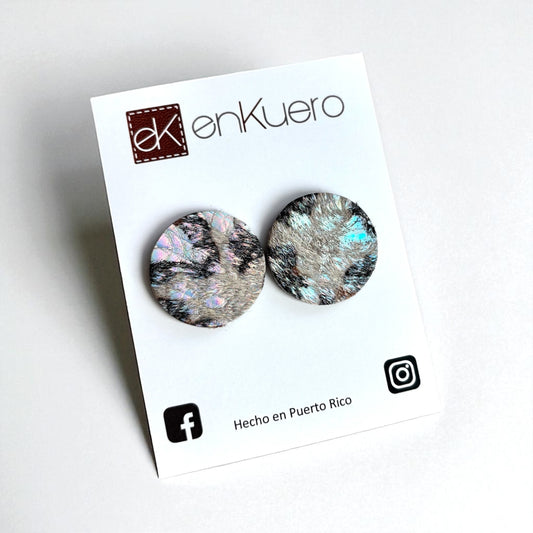 ROUND STUD EARRINGS