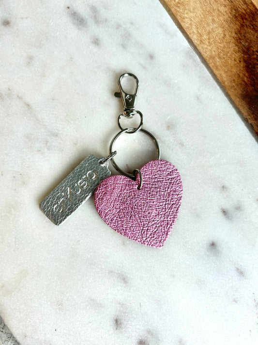 HEART KEYCHAIN / BAG CHARM