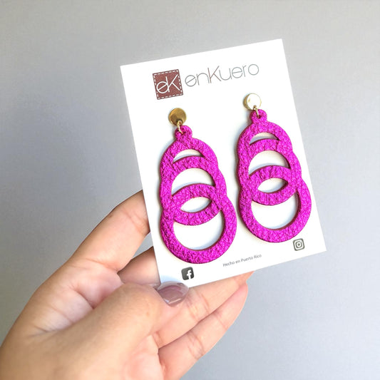 OVERLAPPING CIRCLES EARRINGS