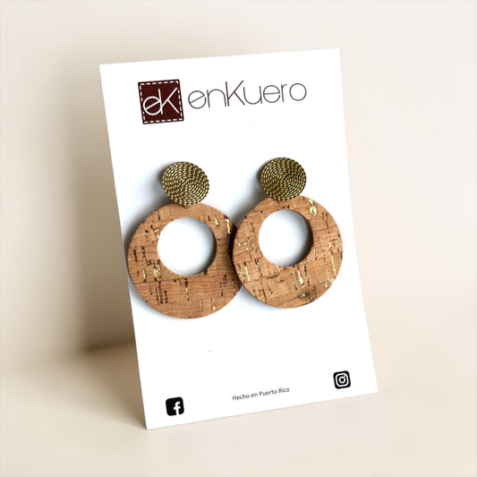 CUTOUT CIRCLE EARRINGS