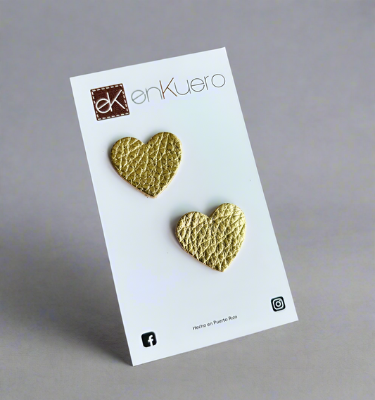 HEART STUD EARRINGS
