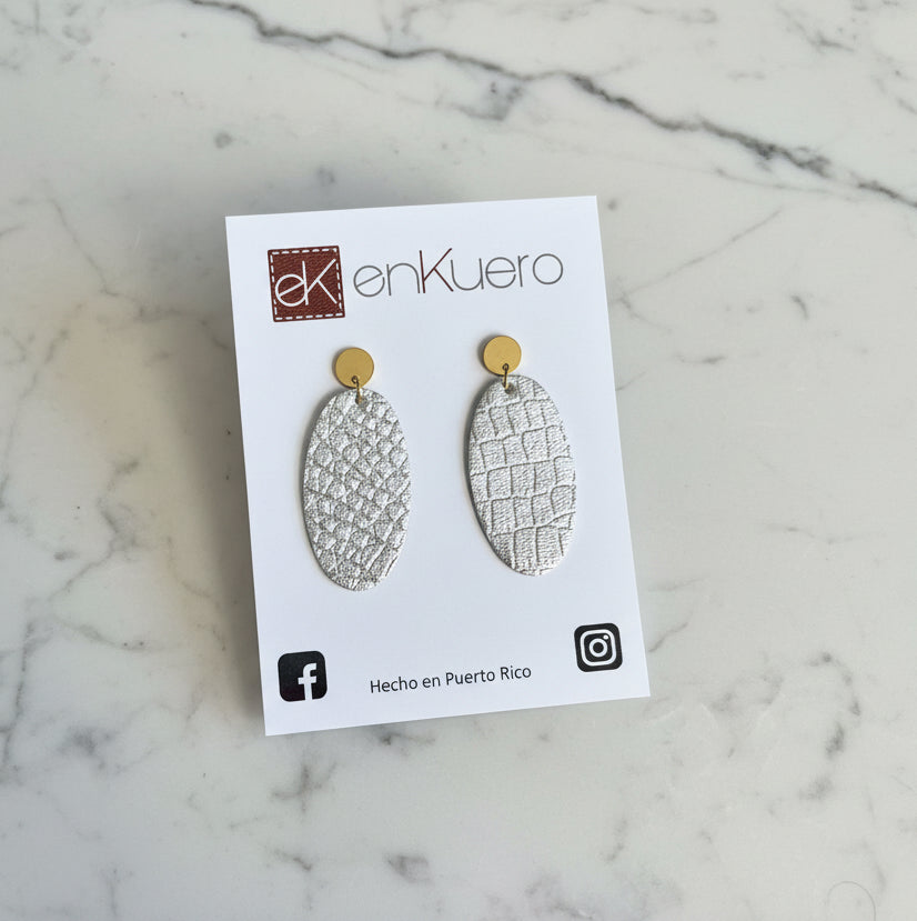 SNAKE PRINT EARRINGS